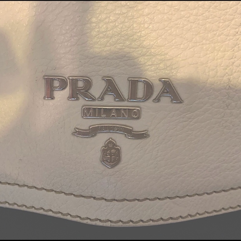 Prada Blanca Hobo Shoulder Bag - Picture 3 of 6